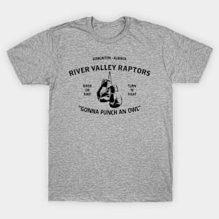 River Valley Raptors (black) T-Shirt